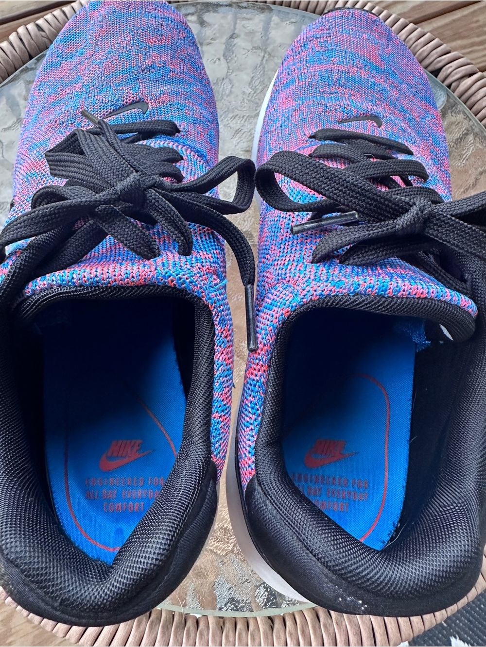 Nike Air Max Modern Flynit Running Shoes- Photo Blue and Pink - Picture 7 of 7